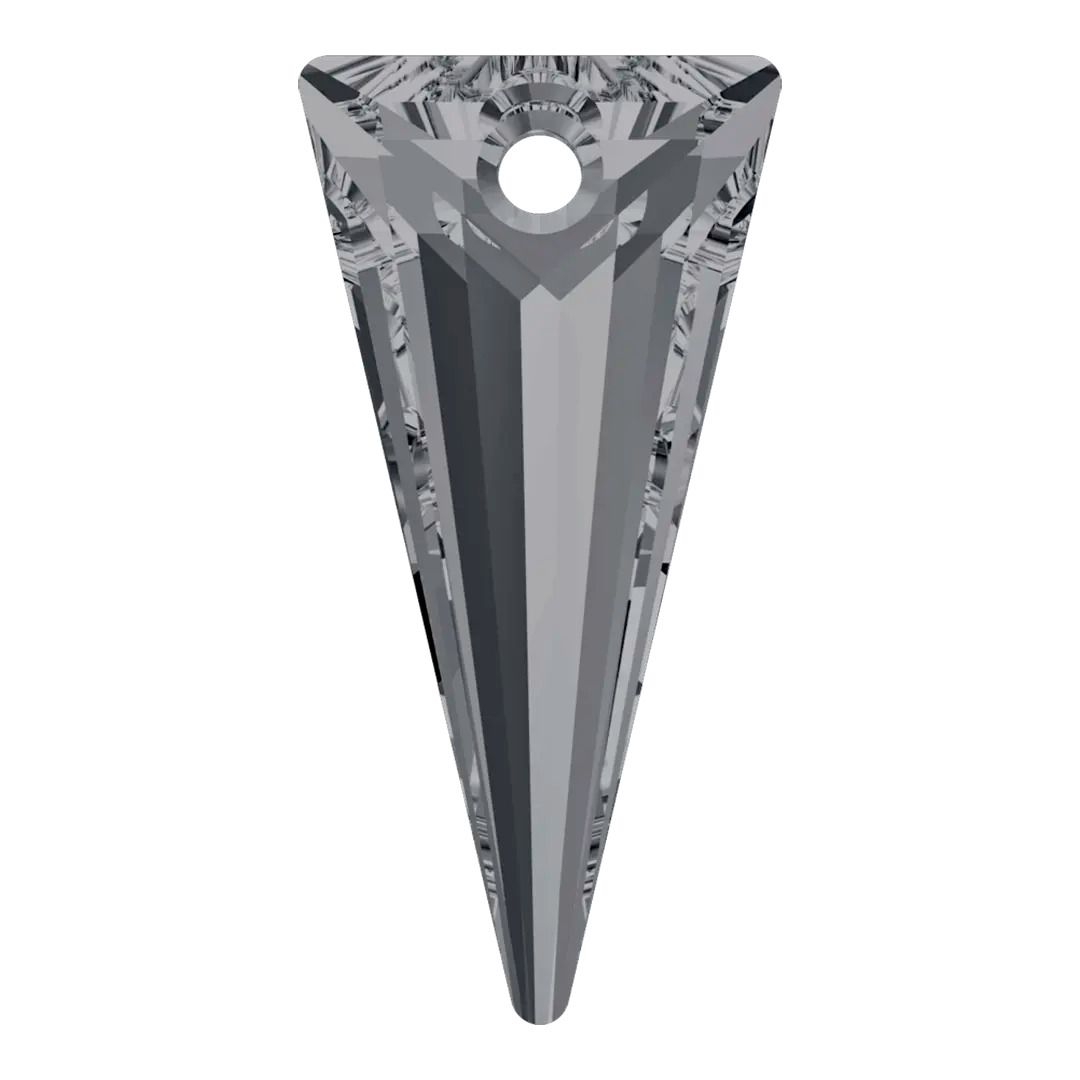 Serinity Pendants Spike (6480) Crystal Silver Night - Bluestreak Crystals