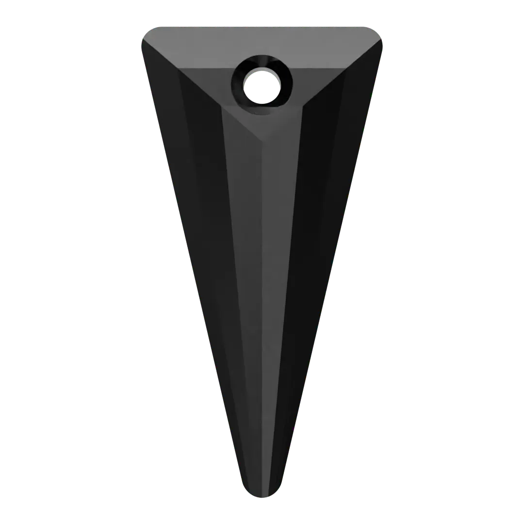 Serinity Pendants Spike (6480) Jet - Bluestreak Crystals