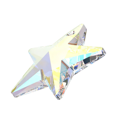 Serinity Pendants Star (6714) Crystal AB - Bluestreak Crystals