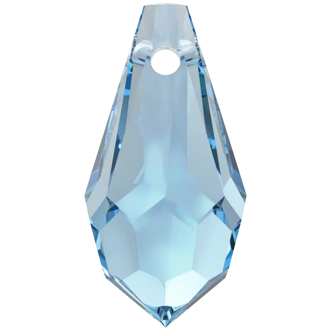 Serinity Pendants Teardrop (6000) Aquamarine - Bluestreak Crystals