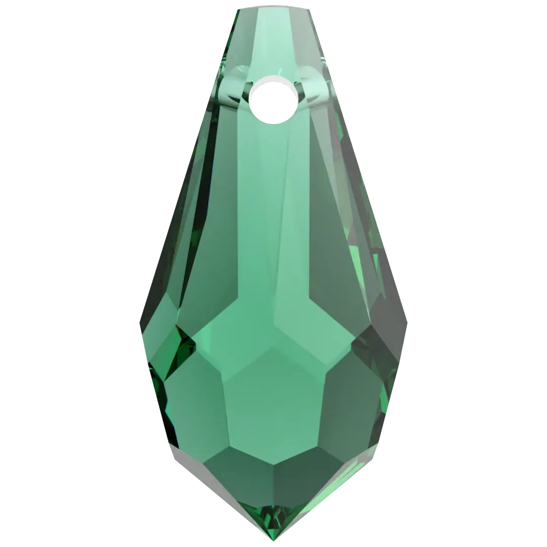 Serinity Pendants Teardrop (6000) Emerald - Bluestreak Crystals