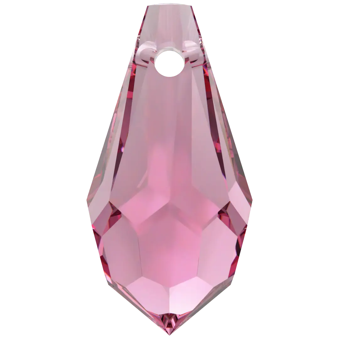 Serinity Pendants Teardrop (6000) Rose - Bluestreak Crystals