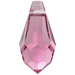 Serinity Pendants Teardrop (6000) Rose - Bluestreak Crystals