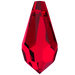 Serinity Pendants Teardrop (6000) Scarlet - Bluestreak Crystals