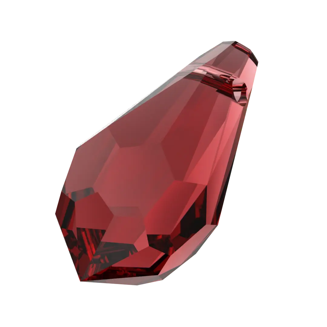 Serinity Pendants Teardrop (6000) Siam - Bluestreak Crystals