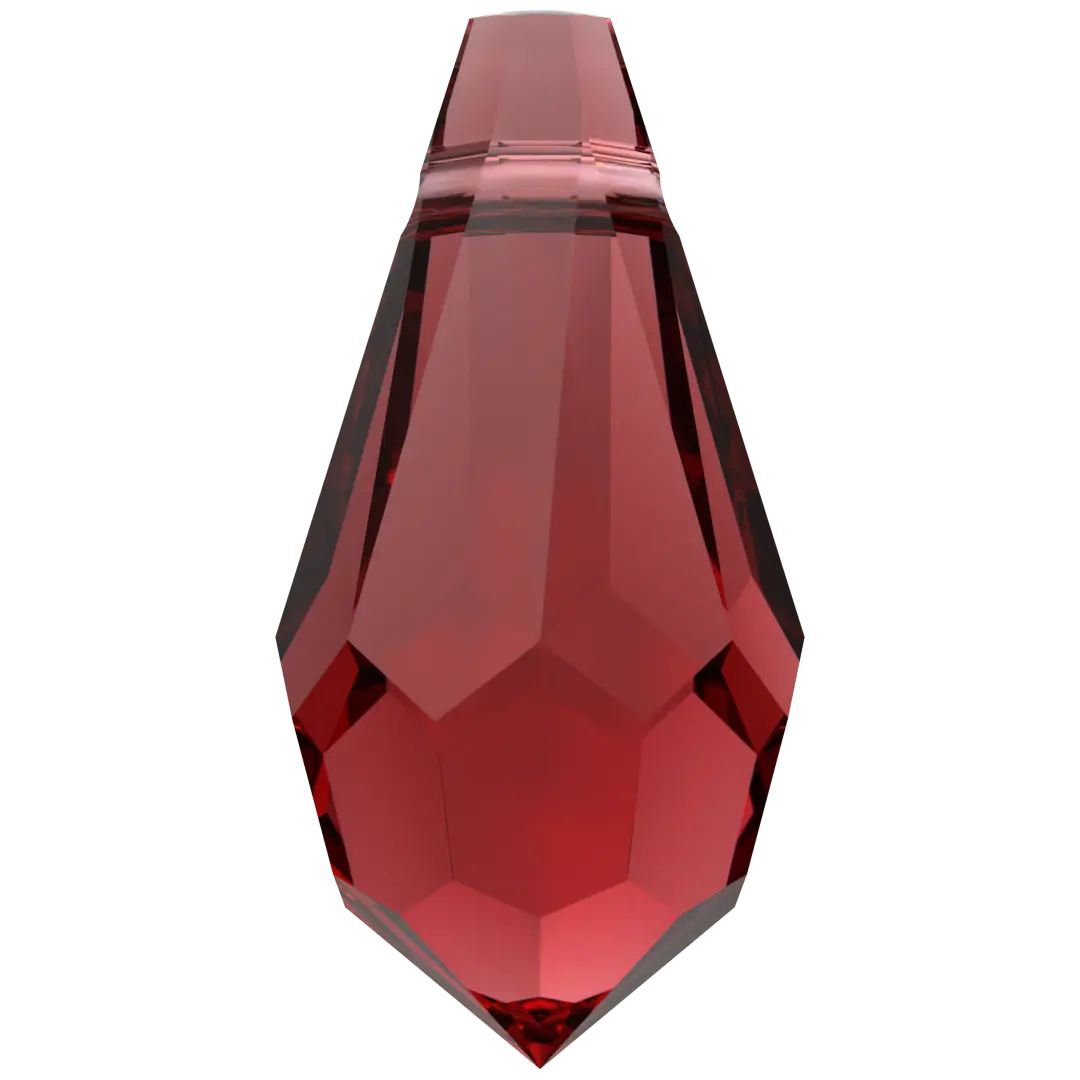 Serinity Pendants Teardrop (6000) Siam - Bluestreak Crystals