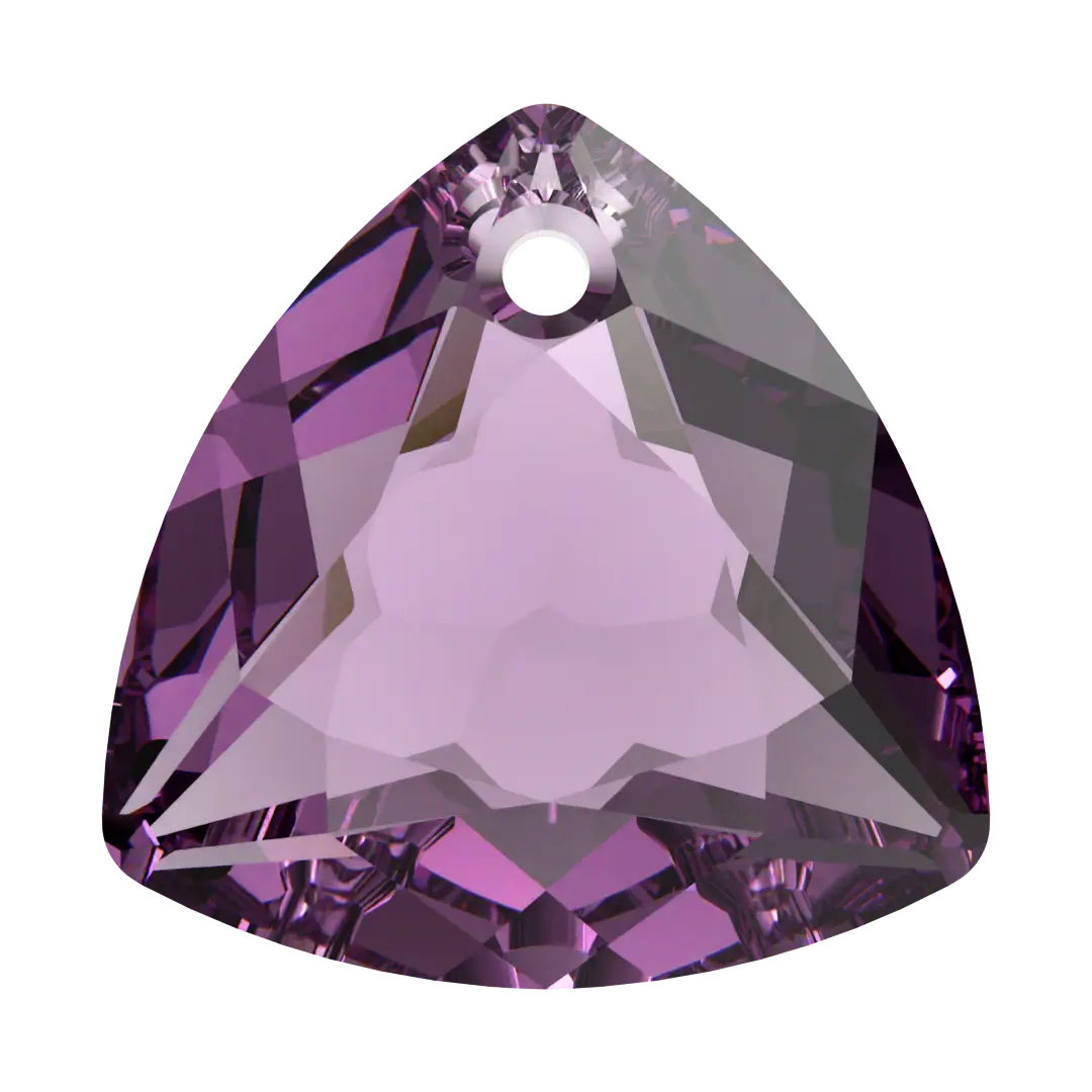 Serinity Pendants Trilliant Cut (6434) Amethyst - Bluestreak Crystals