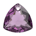 Serinity Pendants Trilliant Cut (6434) Amethyst - Bluestreak Crystals