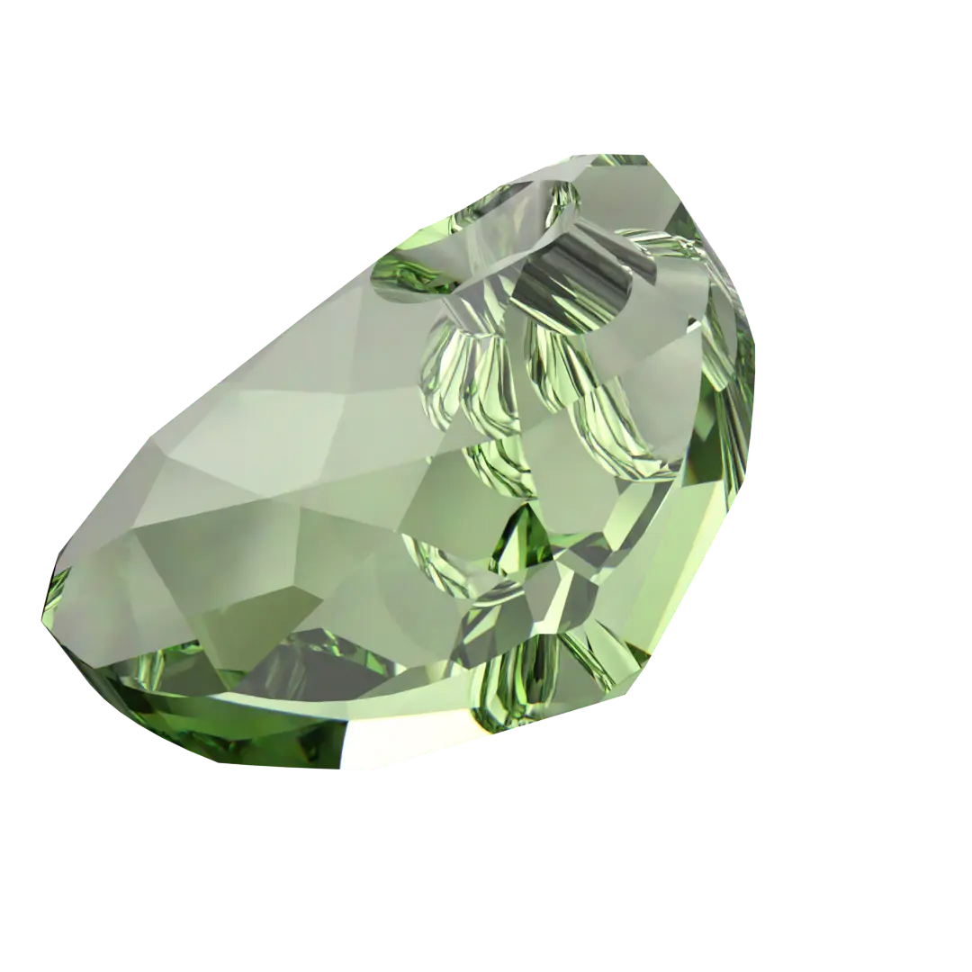 Serinity Pendants Trilliant Cut (6434) Dark Peridot - Bluestreak Crystals