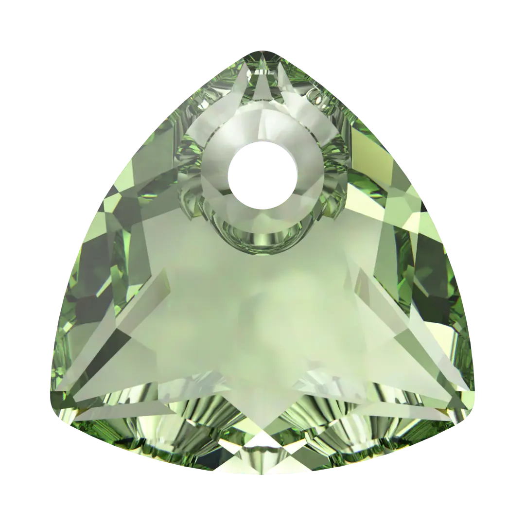 Serinity Pendants Trilliant Cut (6434) Dark Peridot - Bluestreak Crystals