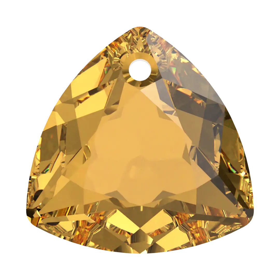 Serinity Pendants Trilliant Cut (6434) Golden Topaz - Bluestreak Crystals