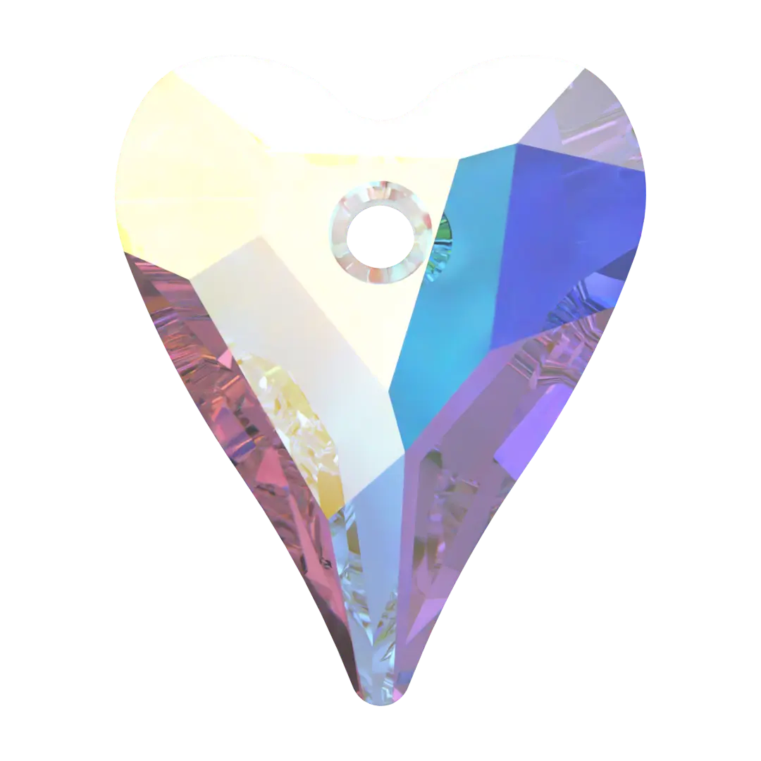 Serinity Pendants Wild Heart (6240) Crystal AB - Bluestreak Crystals
