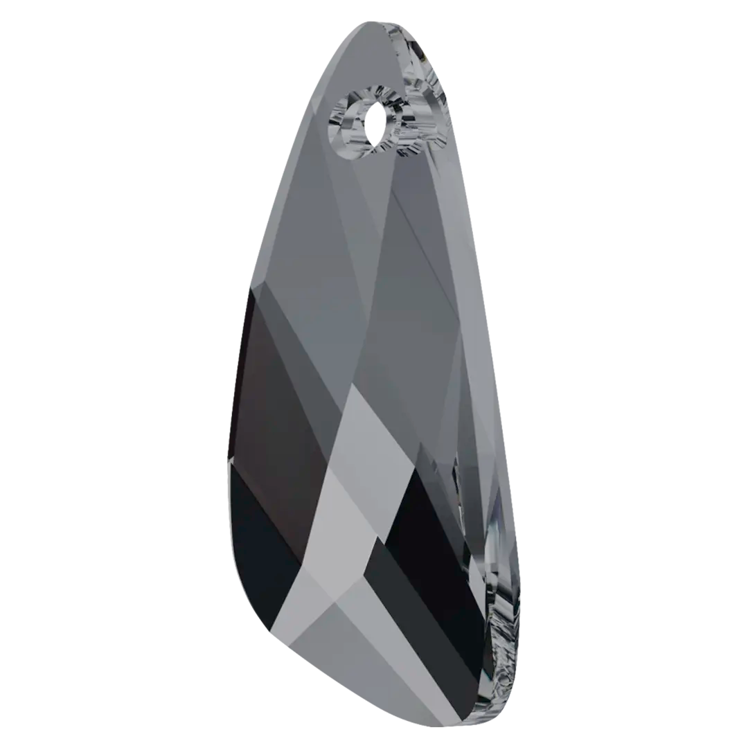 Serinity Pendants Wing (6690) Crystal Silver Night - Bluestreak Crystals