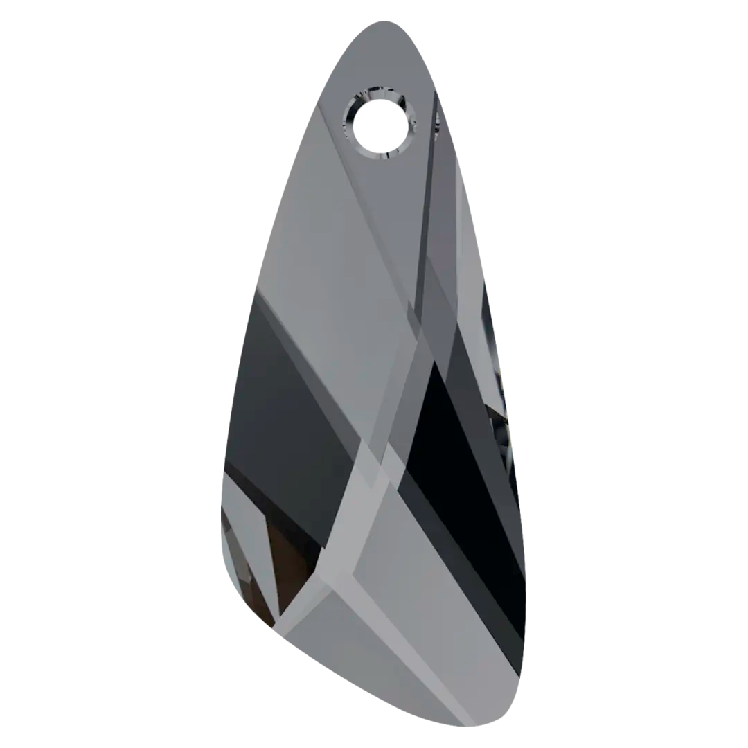 Serinity Pendants Wing (6690) Crystal Silver Night - Bluestreak Crystals