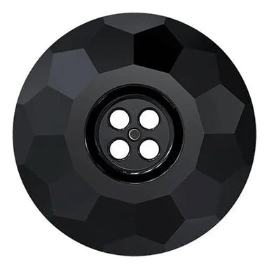 Serinity Sew On Crystals Classic Button 4 Holes (3008) Jet UNFOILED - Bluestreak Crystals