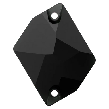 Serinity Sew On Crystals Cosmic (3265) Jet UNFOILED - Bluestreak Crystals