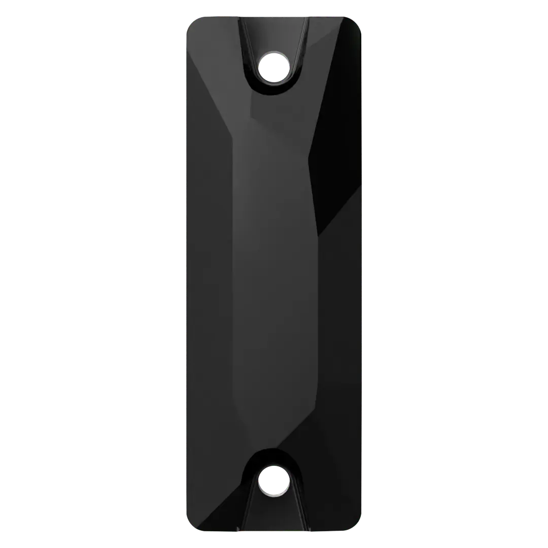 Serinity Sew On Crystals Cosmic Baguette (3255) Jet UNFOILED - Bluestreak Crystals