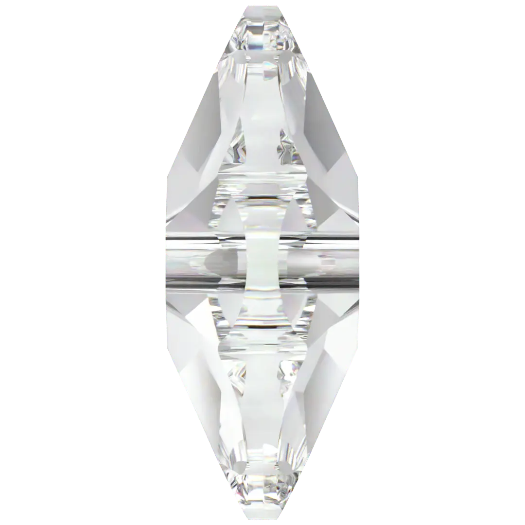 Serinity Sew On Crystals Daisy Spacer (3700) Crystal UNFOILED - Bluestreak Crystals