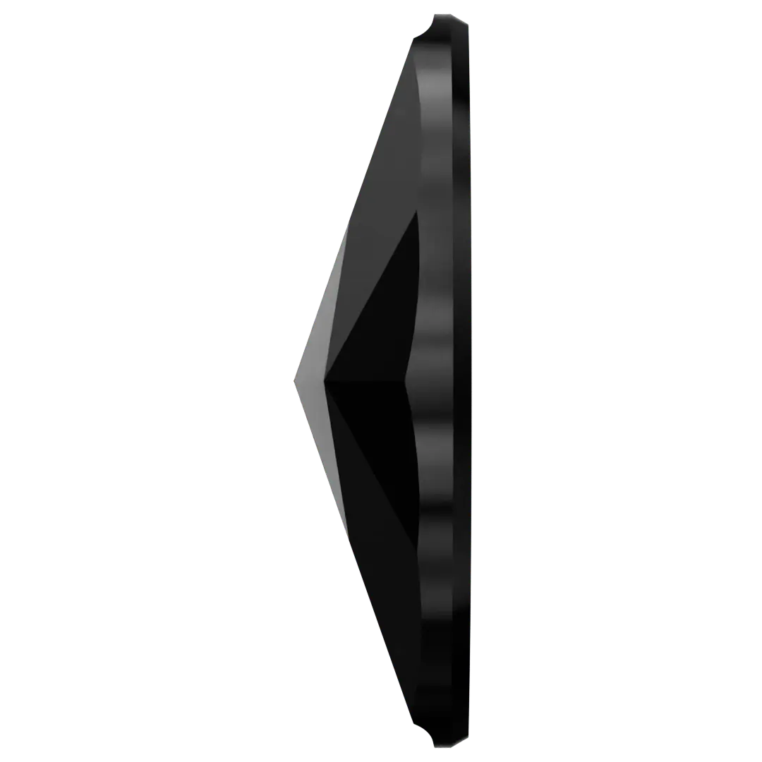 Serinity Sew On Crystals Navette (3223) Jet UNFOILED - Bluestreak Crystals