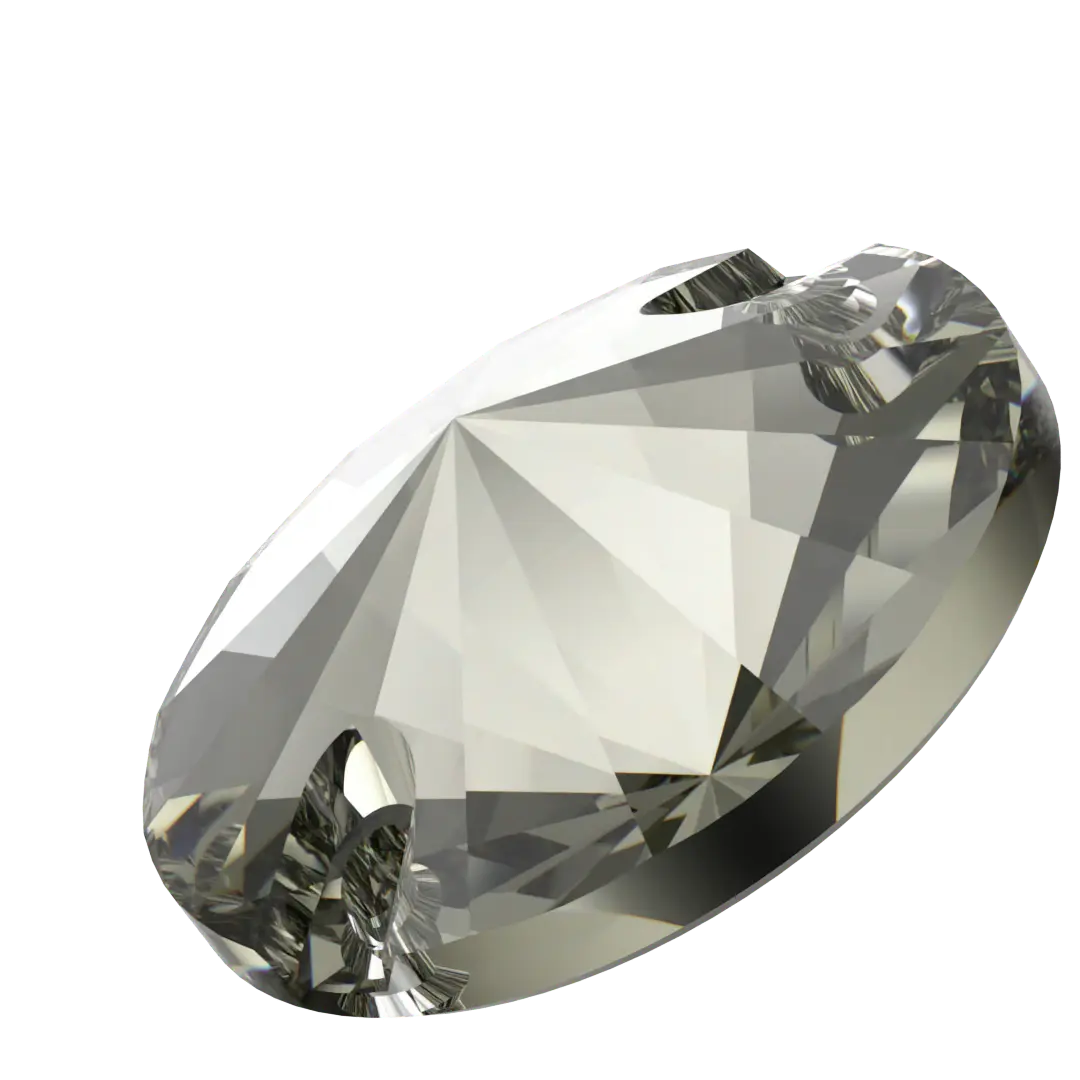 Swarovski Sew On Crystals Rivoli (3200) Black Diamond - Bluestreak Crystals