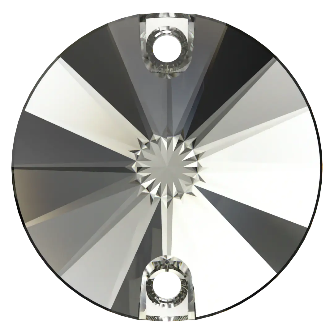 Swarovski Sew On Crystals Rivoli (3200) Black Diamond - Bluestreak Crystals