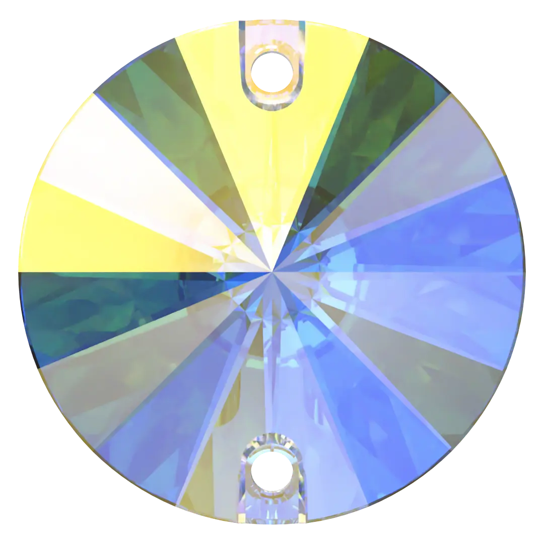 Swarovski Sew On Crystals Rivoli (3200) Crystal AB - Bluestreak Crystals