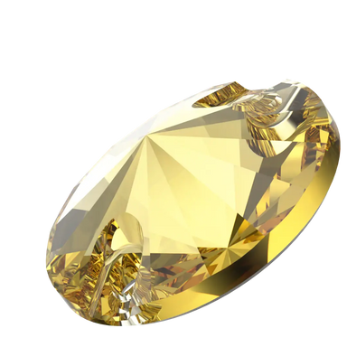 Serinity Sew On Crystals Rivoli (3200) Dark Jonquil - Bluestreak Crystals