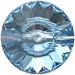Serinity Sew On Crystals Rivoli Button (3015) Aquamarine - Bluestreak Crystals