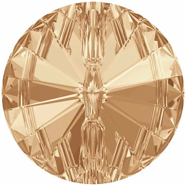 Serinity Sew On Crystals Rivoli Button (3015) Crystal Golden Shadow - Bluestreak Crystals