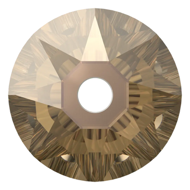 Serinity Sew On Crystals Round Lochrose (3188) Crystal Bronze - Bluestreak Crystals