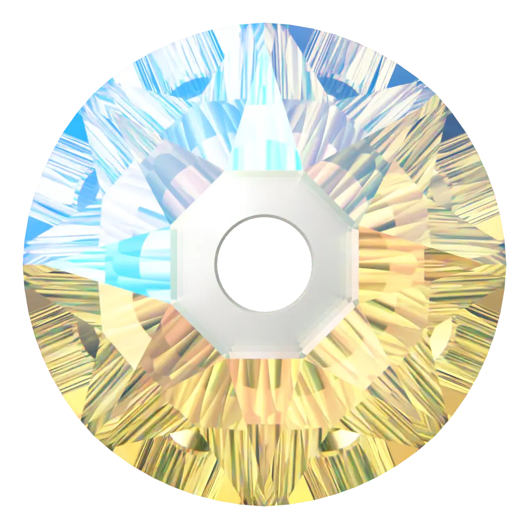 Serinity Sew On Crystals Round Lochrose (3188) Crystal Shimmer - Bluestreak Crystals