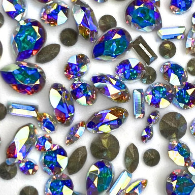 Serinity Stone Mix of Chatons and Fancy Stones Crystal AB - Bluestreak Crystals