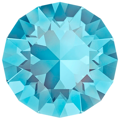 Swarovski Chatons Round Stones (1028 & 1088) Aquamarine - Bluestreak Crystals