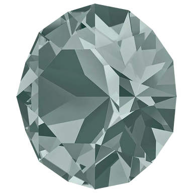 Swarovski Chatons Round Stones (1028 & 1088) Black Diamond - Bluestreak Crystals