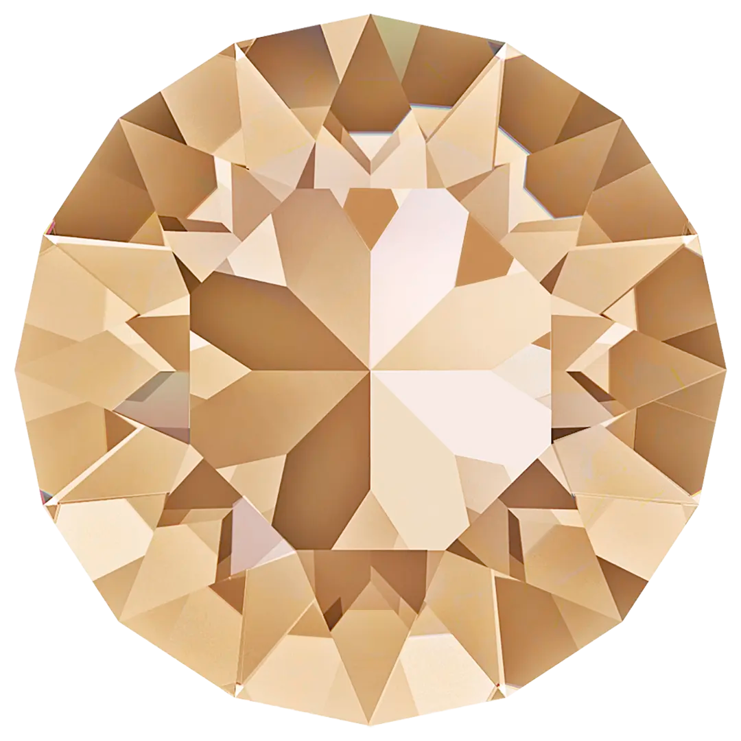 Swarovski Chatons Round Stones (1028 & 1088) Crystal Golden Shadow - Bluestreak Crystals