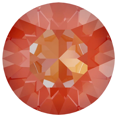 Swarovski Chatons Round Stones (1028 & 1088) Crystal Orange Glow Delite UNFOILED - Bluestreak Crystals