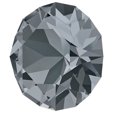 Swarovski Chatons Round Stones (1028 & 1088) Crystal Silver Night - Bluestreak Crystals