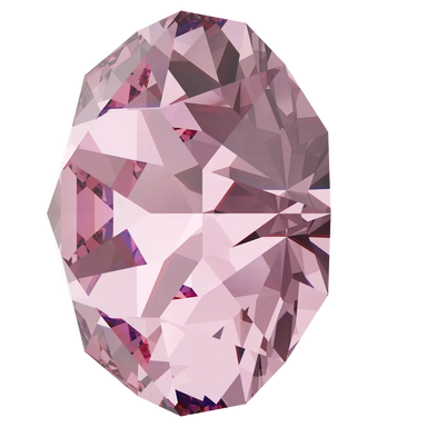 Swarovski Chatons Round Stones (1028 & 1088) Light Rose - Bluestreak Crystals