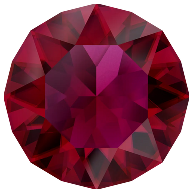 Swarovski Chatons Round Stones (1028 & 1088) Scarlet Ignite UNFOILED - Bluestreak Crystals