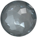 Serinity Chatons Round Stones Thin (1383) Crystal Dark Grey Ignite UNFOILED - Bluestreak Crystals