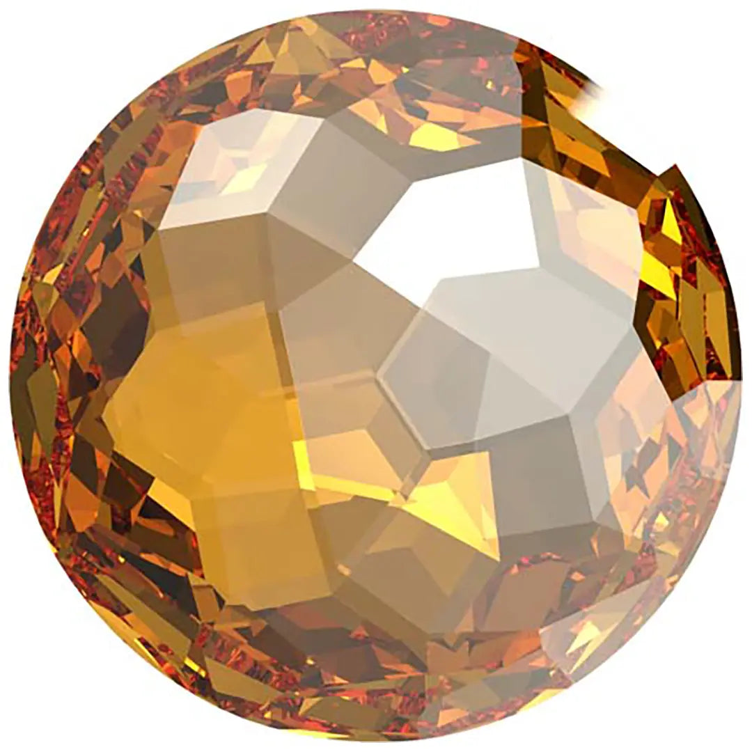 Swarovski Chatons Round Stones Fantasy (1383) Crystal Golden Shadow - Bluestreak Crystals