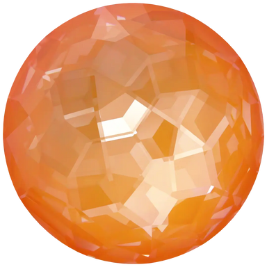 Swarovski Chatons Round Stones Fantasy (1383) Crystal Mango Ignite UNFOILED - Bluestreak Crystals