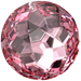 Serinity Chatons Round Stones Thin (1383) Light Rose - Bluestreak Crystals