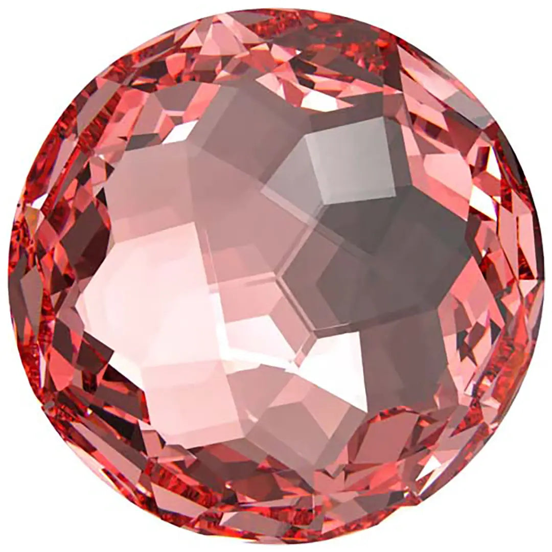 Swarovski Chatons Round Stones Fantasy (1383) Rose Peach - Bluestreak Crystals