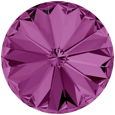 Swarovski Chatons Round Stones Rivoli (1122) Amethyst - Bluestreak Crystals