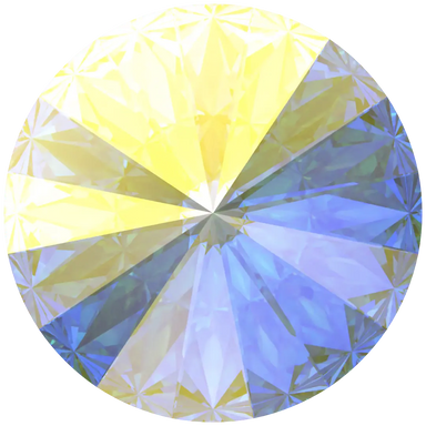 Swarovski Chatons Round Stones Rivoli (1122) Crystal AB - Bluestreak Crystals
