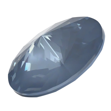 Serinity Chatons Round Stones Rivoli (1122) Crystal Denim Ignite UNFOILED - Bluestreak Crystals