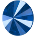 Swarovski Chatons Round Stones Rivoli (1122) Crystal Royal Blue Delite UNFOILED - Bluestreak Crystals
