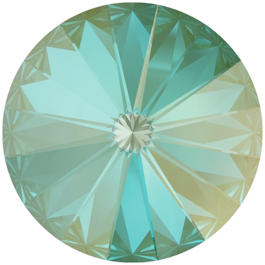 Swarovski Chatons Round Stones Rivoli (1122) Crystal Silky Sage Delite UNFOILED - Bluestreak Crystals