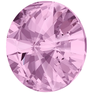 Swarovski Chatons Round Stones Rivoli (1122) Light Amethyst - Bluestreak Crystals